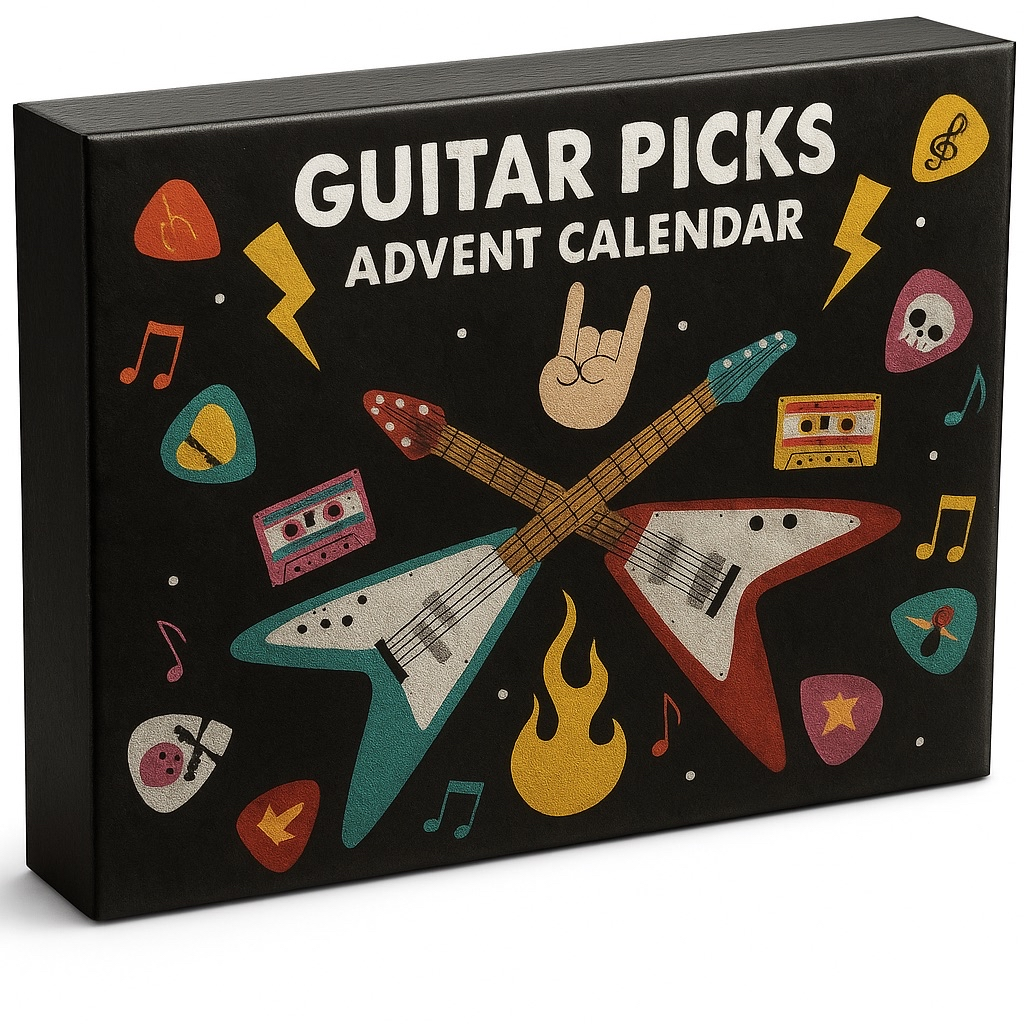 Guitar Pick Advent Calendar